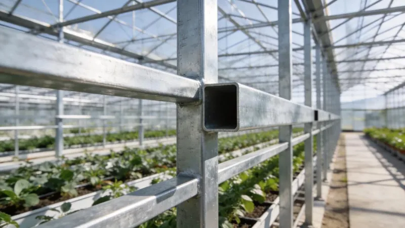 Hot-dip galvanized square steel tube applications